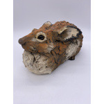 Tracy Whinray Ceramics - Handmade Brown Ceramic Old Man Hare -  TW13-2179 - Pottery in Suffolk Art Gallery