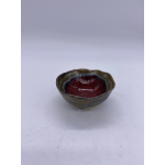 Tracy Whinray Ceramic Homeware - Handmade Red Ceramic Pinch Bowl -  TW13-2241 - Pottery in Suffolk Art Gallery